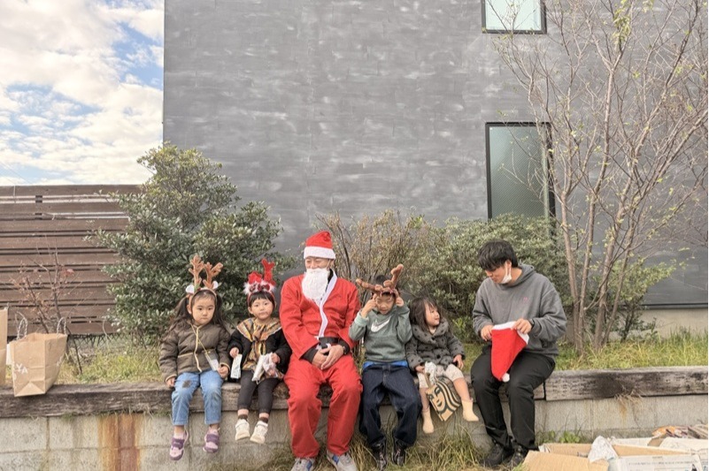 鵠ノ杜舎で楽しむクリスマスの様子