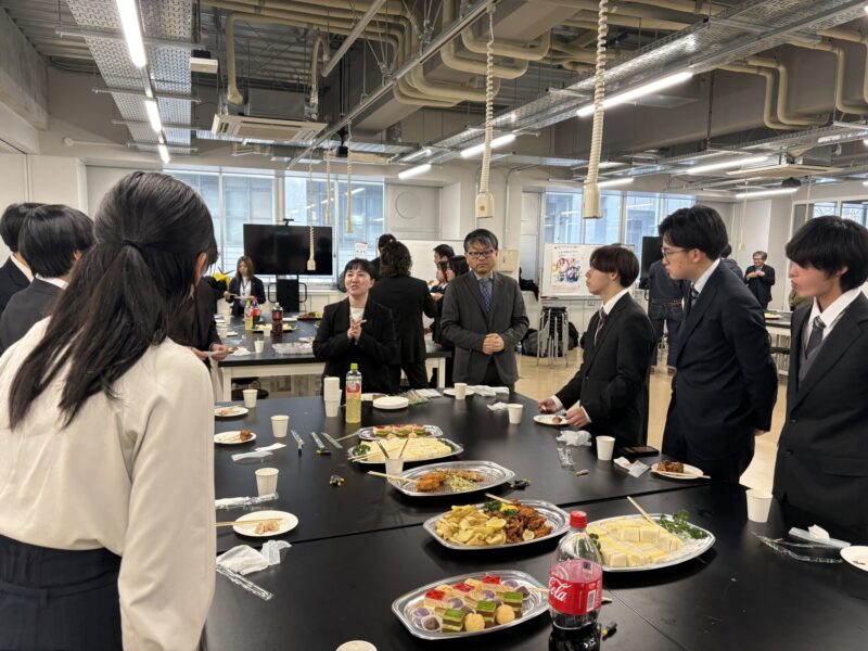 「モノづくり学生サミット2025 in 湘南」での懇親会の様子